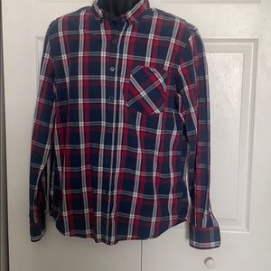 ♥️3x$20 - Mans Plaid Cactus Slim Fit Shirt